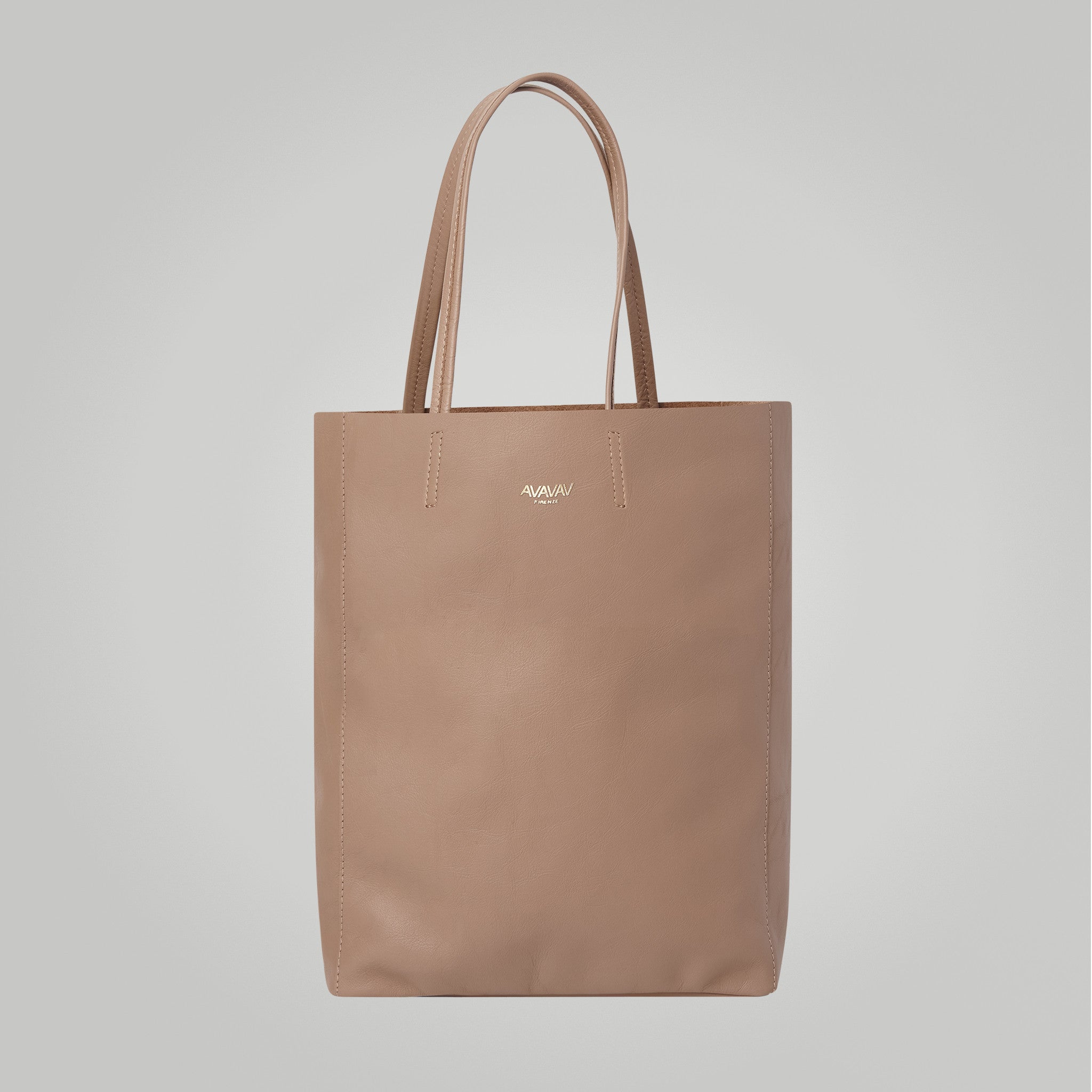 Leather Bag in taupe