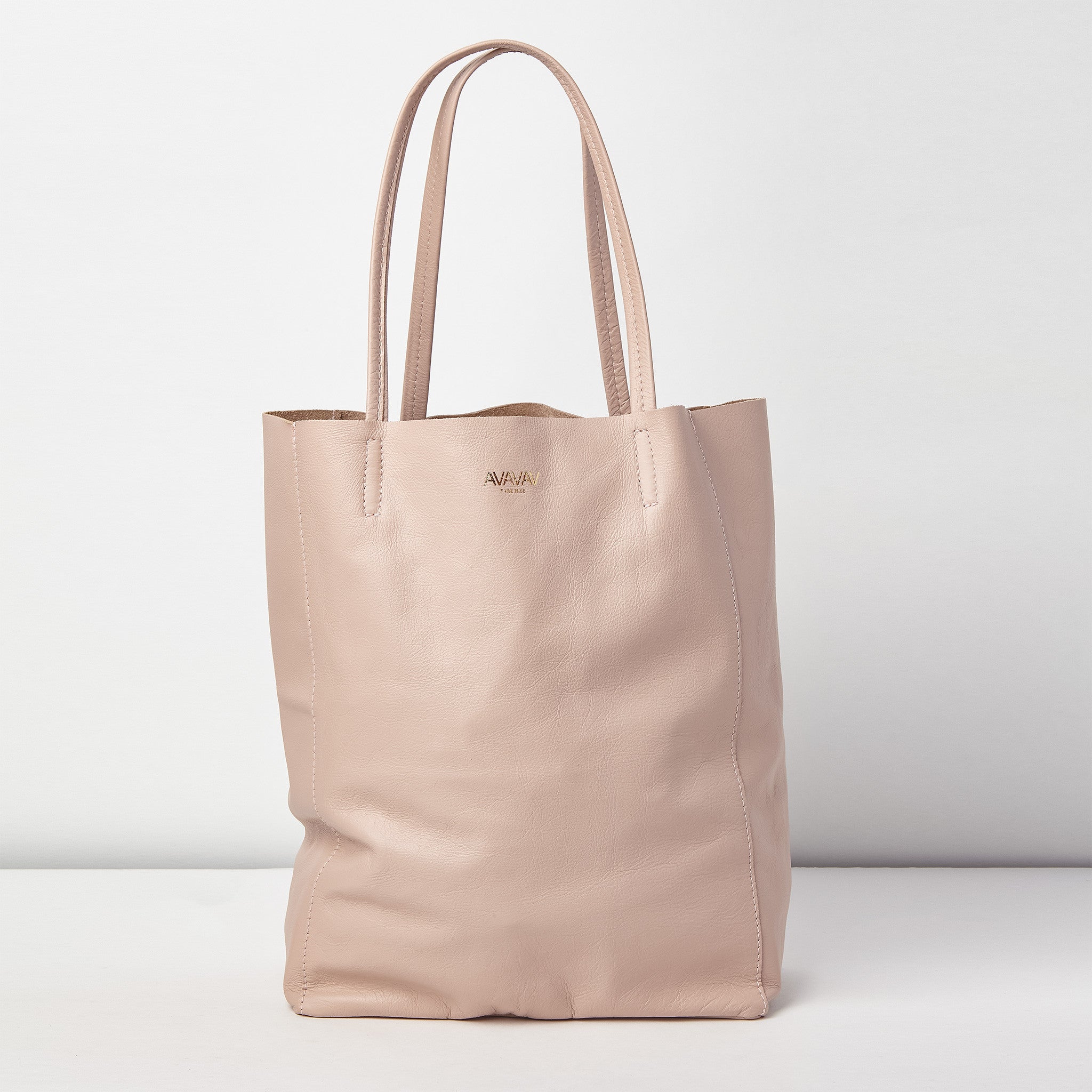 Leather Bag in Pale Pink